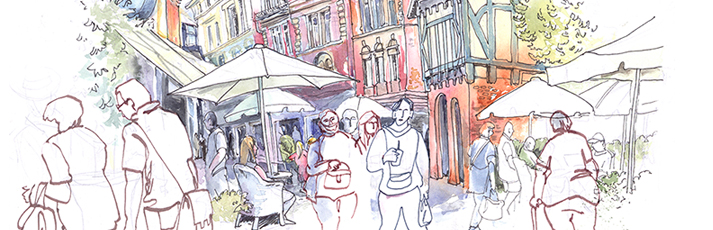 Urban Sketching – Menschen in der Stadt Urban Sketching – Menschen in der Stadt