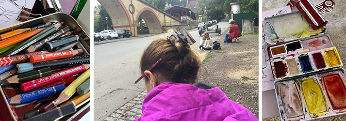 VHS Wiesbaden | Urban Sketching – Zeichentour auf den Spuren Jawlenskys