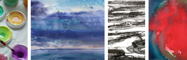 Wochenendworkshop Aquarell und Tusche experimentell Wochenendworkshop Aquarell und Tusche experimentell